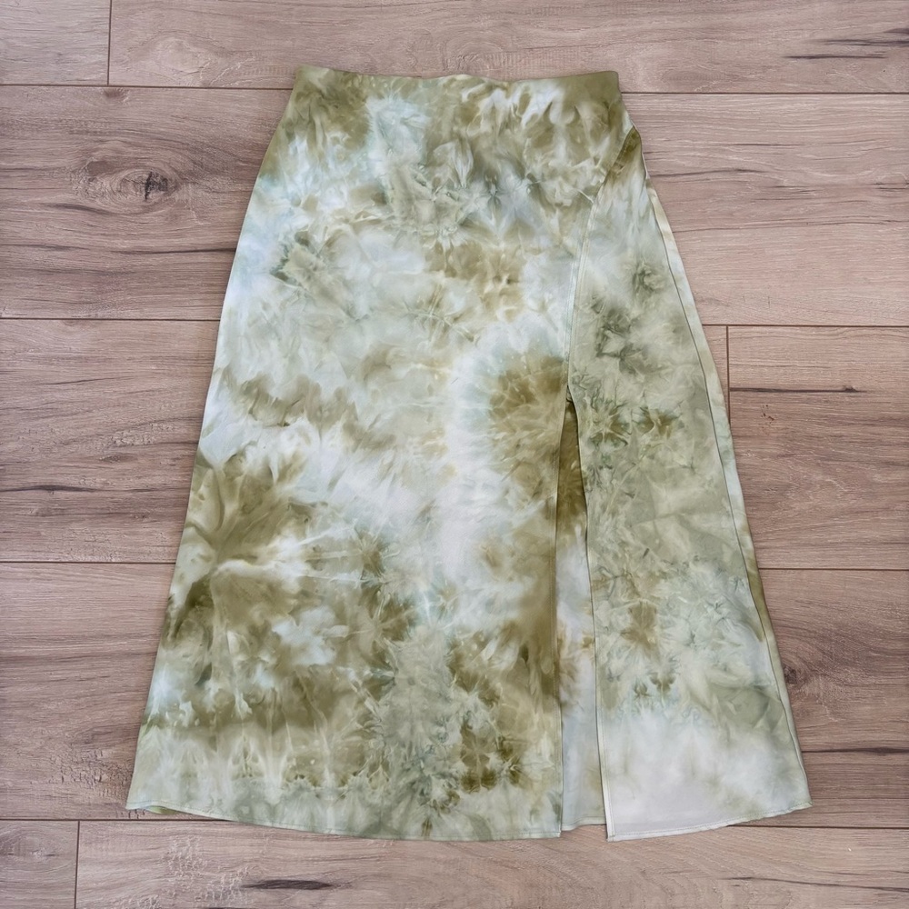 South Moon Under Olive Tie-Dye Skirt